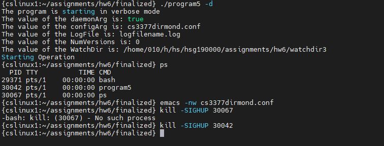 Signal Handling